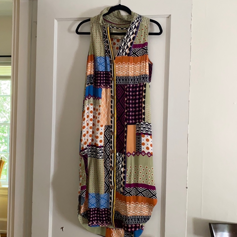Anthropologie Button Down Dress